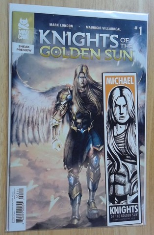 C0238: Knights of the Golden Sun #1: Sneak Preview + Map & Book Mark: 7.5 VF-